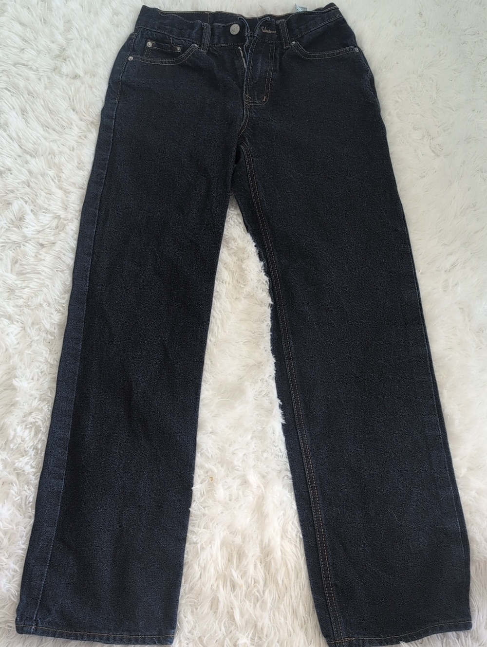 Women's Dark Blue Straight Jeans — Classic Everyday Fit